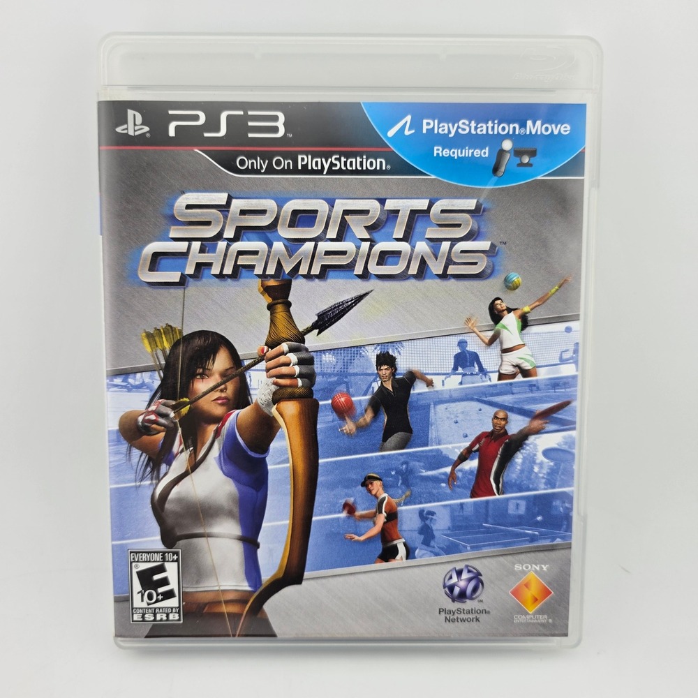 Sony Sports Champions PS3 Move Required‎ Video Game Good Condition Active CIB